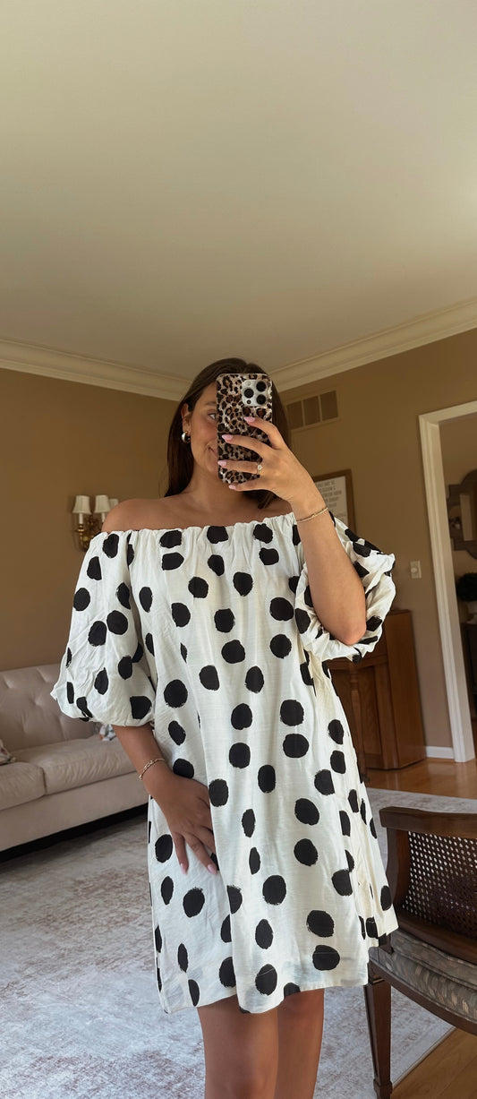 polka dot dress
