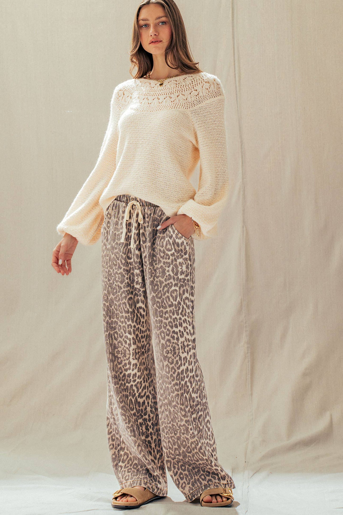 Leopard Print Pants