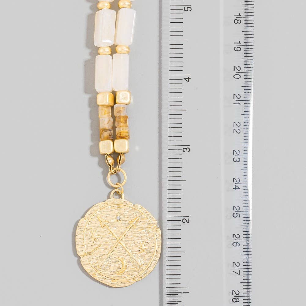 Arrow Coin Necklace