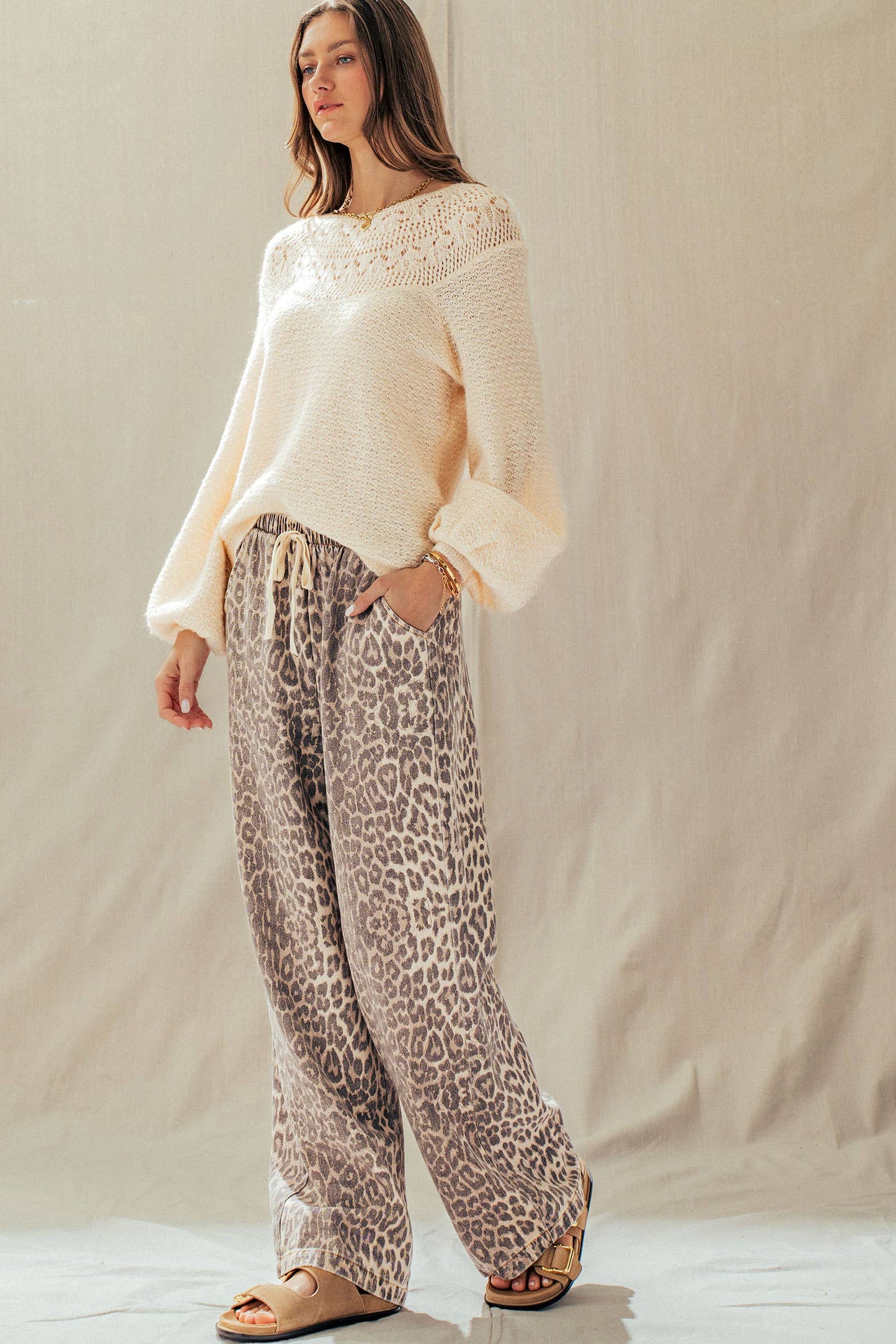 Leopard Print Pants