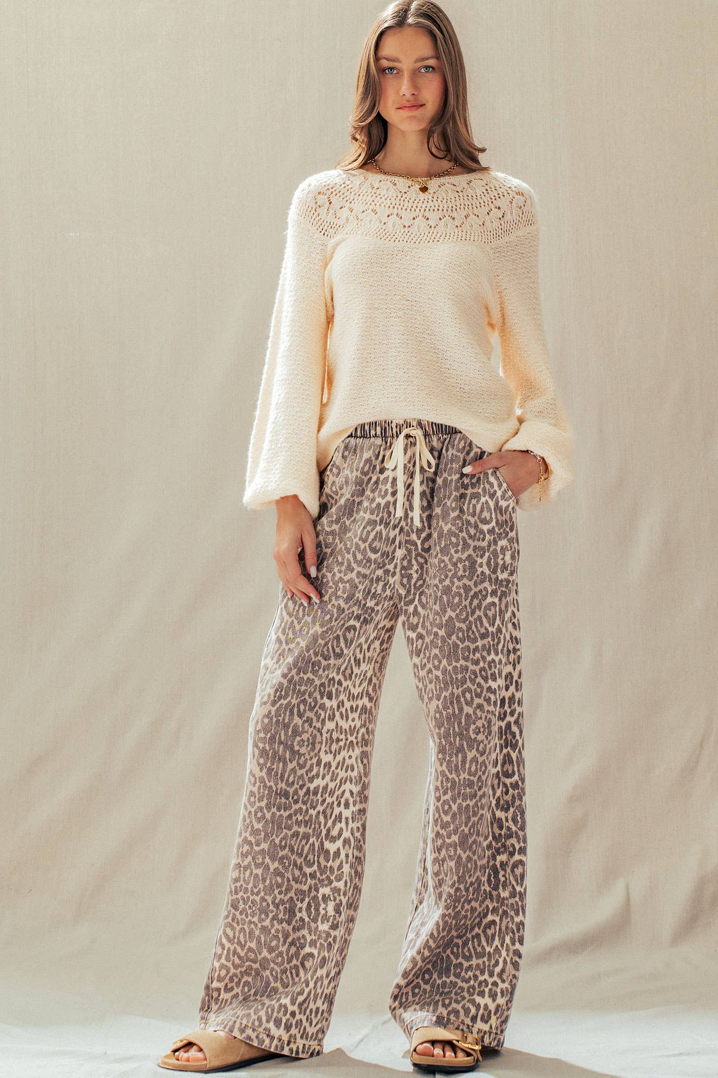 Leopard Print Pants