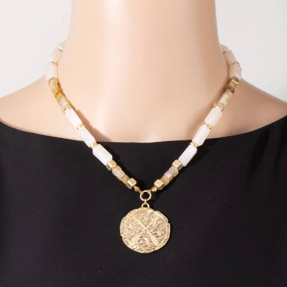 Arrow Coin Necklace