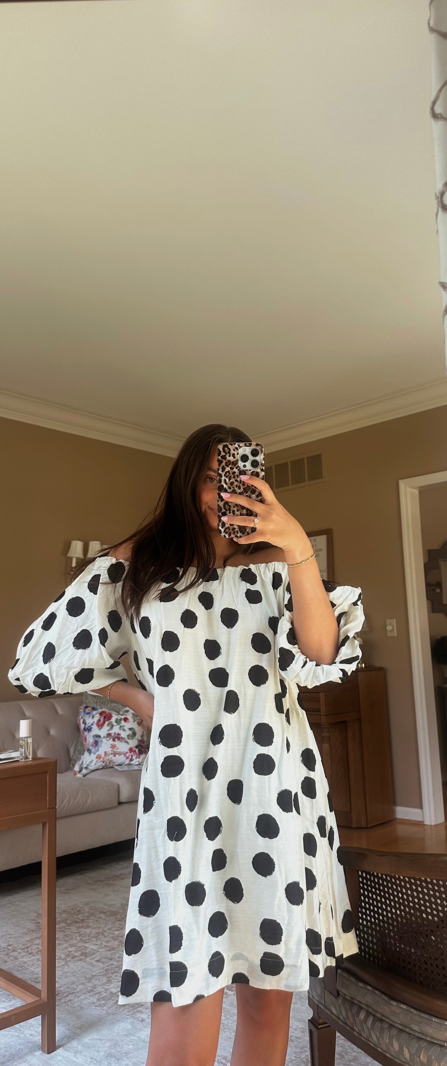 polka dot dress