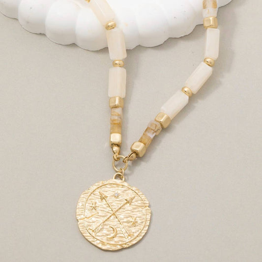 Arrow Coin Necklace